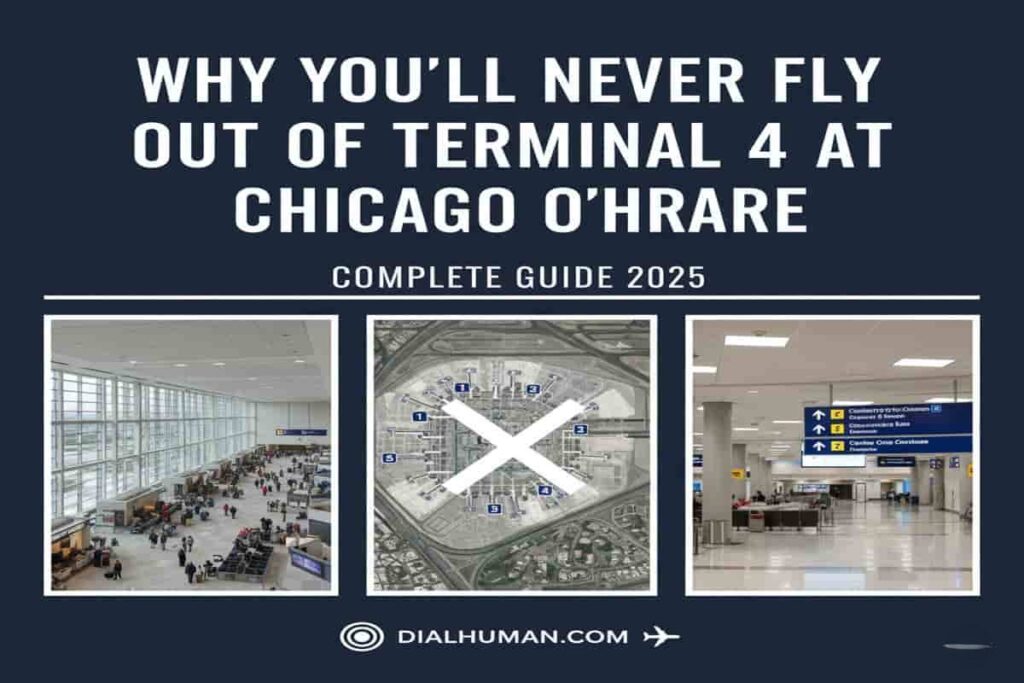 Why You’ll Never Fly Out of Terminal 4 at Chicago O’Hare