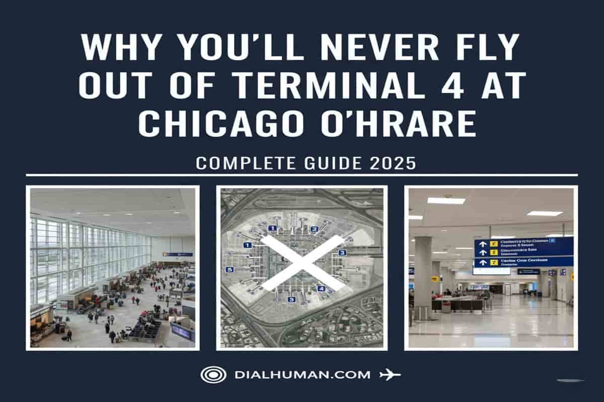 Why There is No Terminal 4 at O’Hare Airport: The Complete History